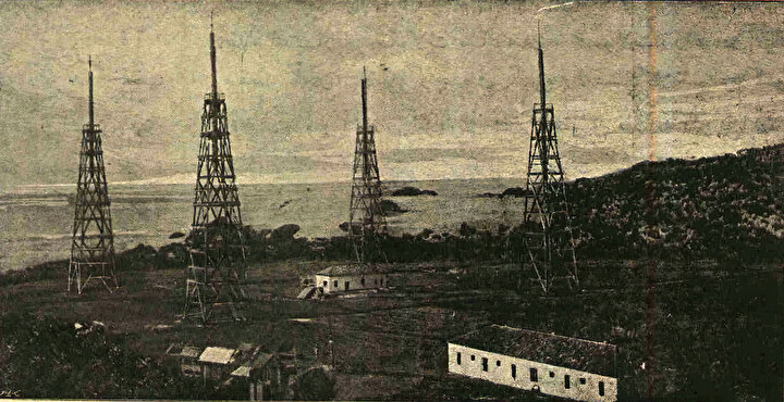 Osmanlı Döneminde Libya Ile Haberleşmek Için 1906'Da Patara'da Inşa Edilen Telsiz Telgraf Istasyonunun Geçmişe Ait Bir Fotoğrafı