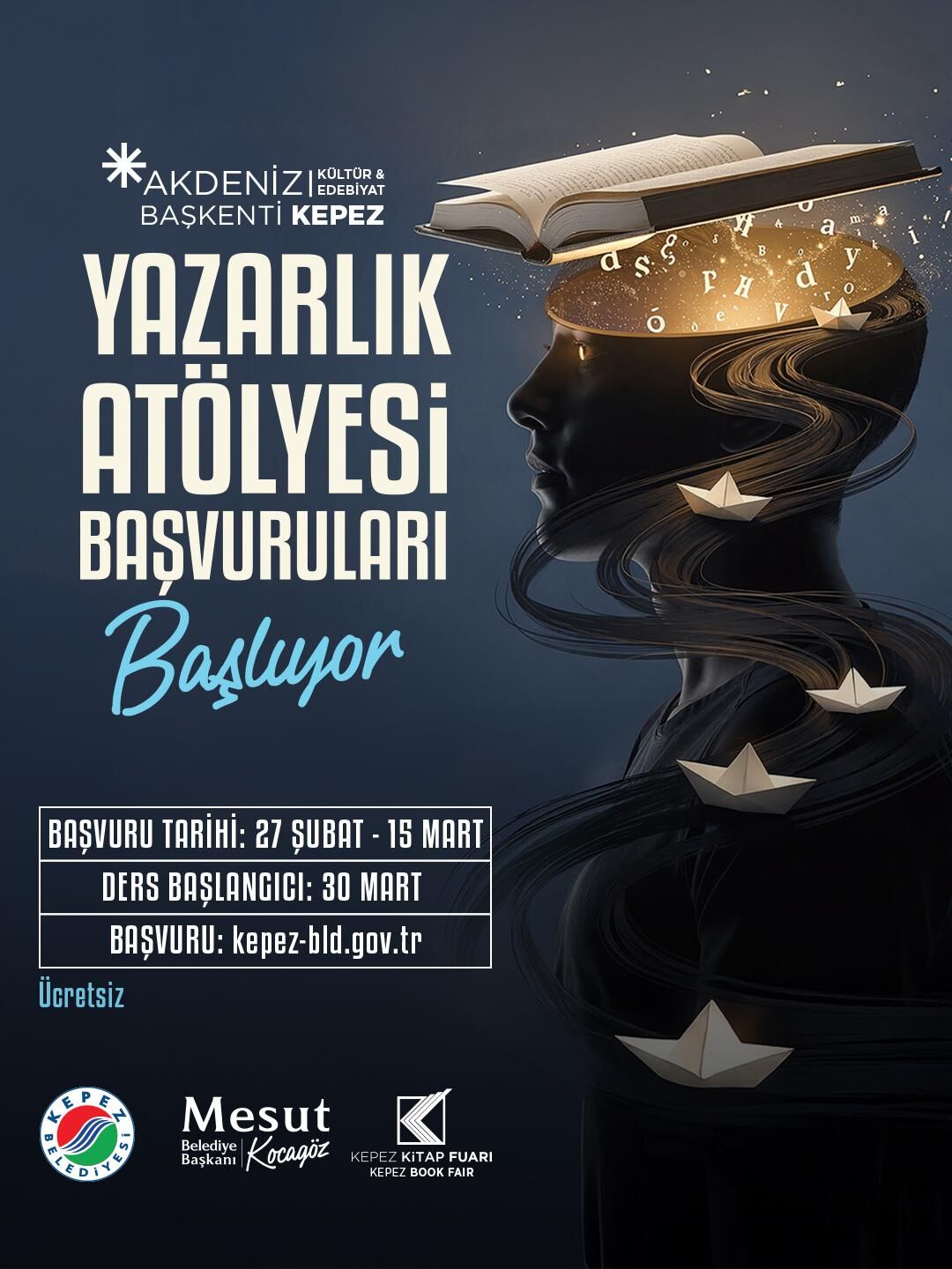 Kepezin Yazarlik Atolyesi Basvurulari Basladi 2