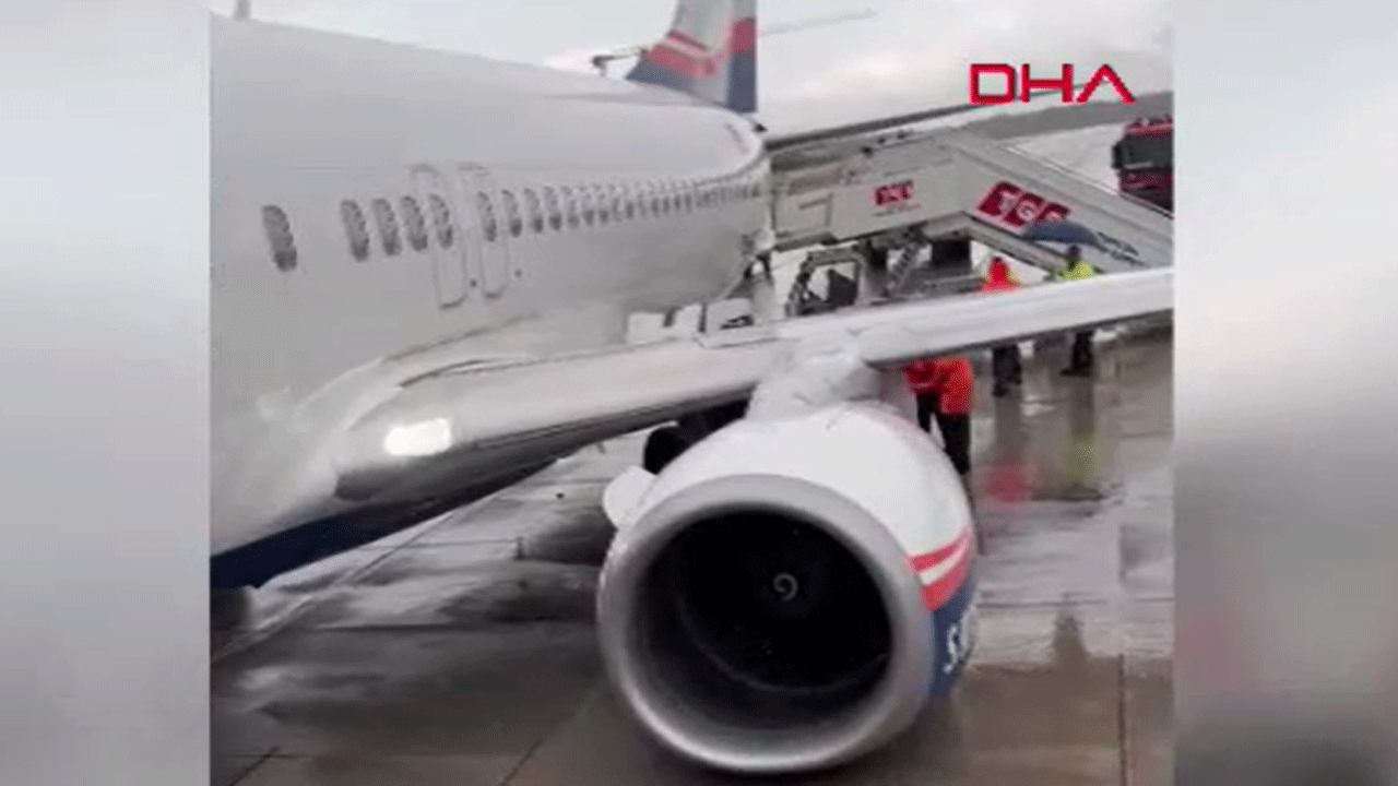 Antalya Havalimanı'nda korku dolu anlar