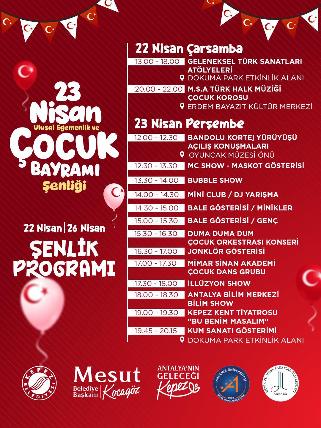 K E P E Z D E 23 N I S A N H E Y E C A N I 5 G U N S U R E C E K 1270988 378275