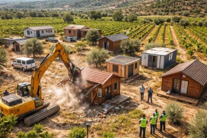Tarım arazilerindeki kaçak yapılar yıkılacak