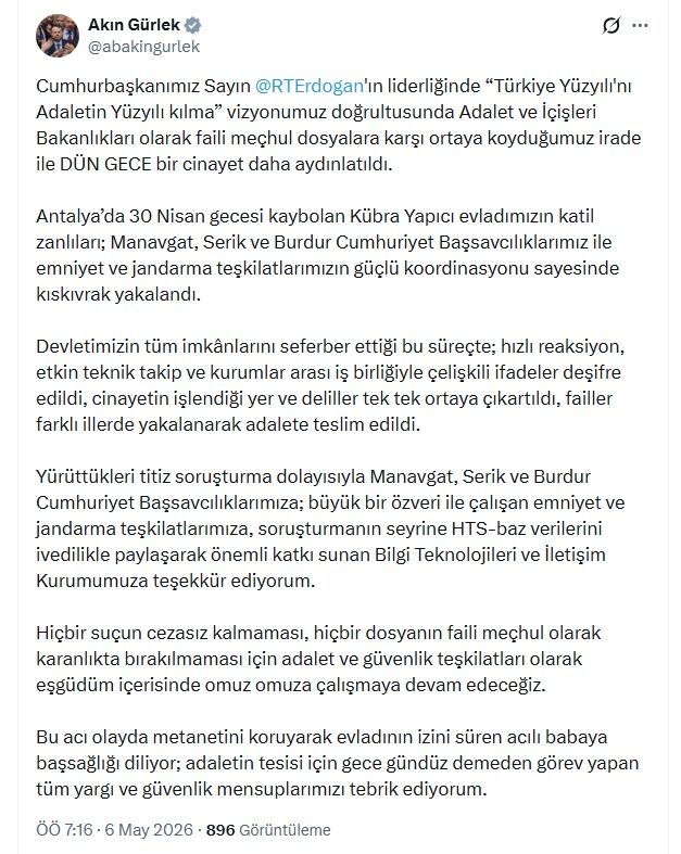 B A K A N G U R L E K K U B R A Y A P I C I’ N I N K A T I L Z A N 1295203 385332