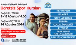 Ücretsiz spor için kayıtlar başladı