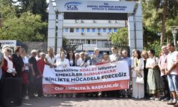 CHP emekliler için SGK önünde