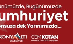 Konyaaltı belediyesi 29 ekim ilanı