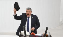 Meclis’te çiftçi için kasket attı, genel kurul karıştı