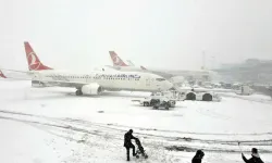 Olumsuz hava nedeniyle 124 uçuş iptal