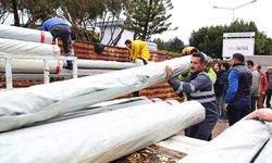 Büyükşehir’den sera naylonu desteği