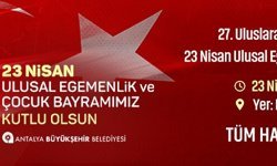 büyükşehir belediyesi 23 Nisan ilanı