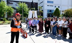 Muratpaşa’da yangın tatbikatı