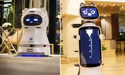 Misafirleri artık robotlar karşılıyor