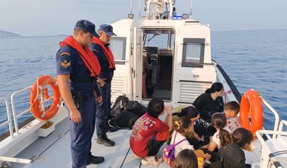 Kaş'ta kaçak göçmen operasyonu