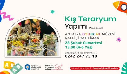 Minikler Cam Fanusta Kendi Kış Dünyalarını Kuracak