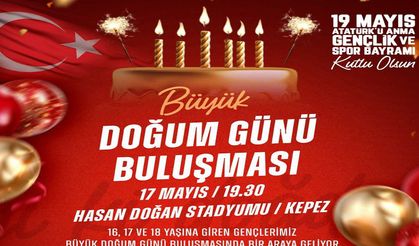 Kepez’den gençlere dev doğum günü