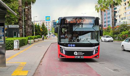 Antalya'da 19 Mayıs’ta ulaşım ücretsiz