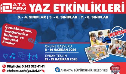 ATABEM yaz kursları için kayıtlar başlıyor