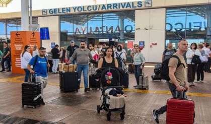 Antalya'ya 5 ayda 3,5 milyon turist