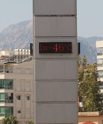 Antalya Türkiye'nin en sıcak noktası oldu