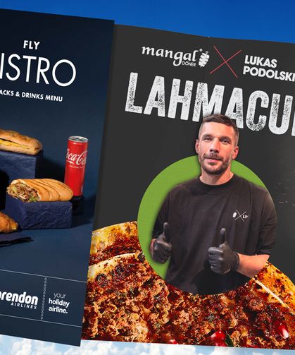 Corendon Airlines uçuşlarında Podolski imzalı lahmacun dönemi
