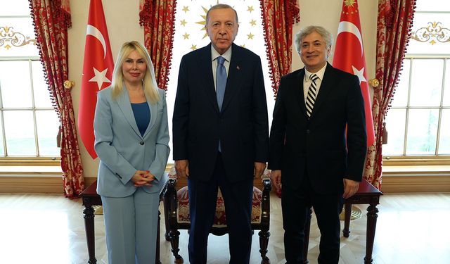 Prof. Özkan çifti Cumhurbaşkanı Erdoğan'la görüştü