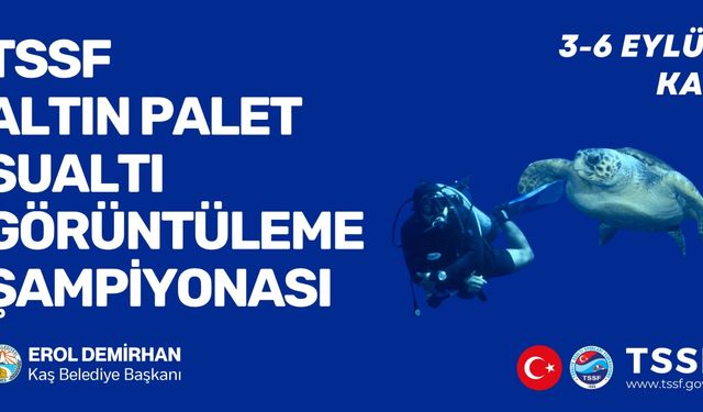 Altın Palet Sualtı Görüntüleme Türkiye Şampiyonası  Kaş’ta başlıyor