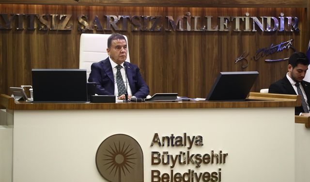 Antalya Büyükşehir Belediyesi'nin bütçesi belli oldu