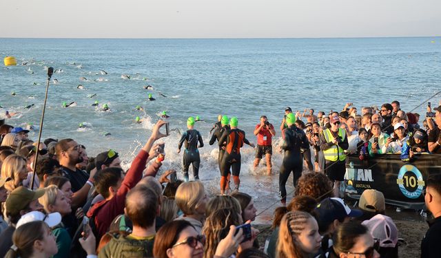 Antalya'da Ironman 70.3 heyecanı