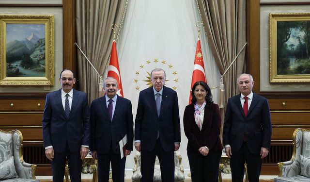 DEM Parti heyeti Cumhurbaşkanı ile görüştü