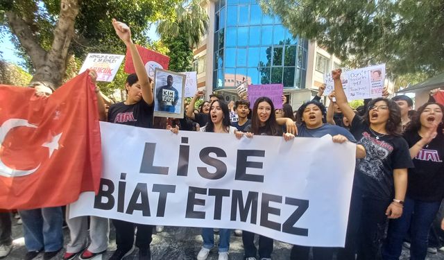 Antalya’da liselilerin eylemleri devam ediyor