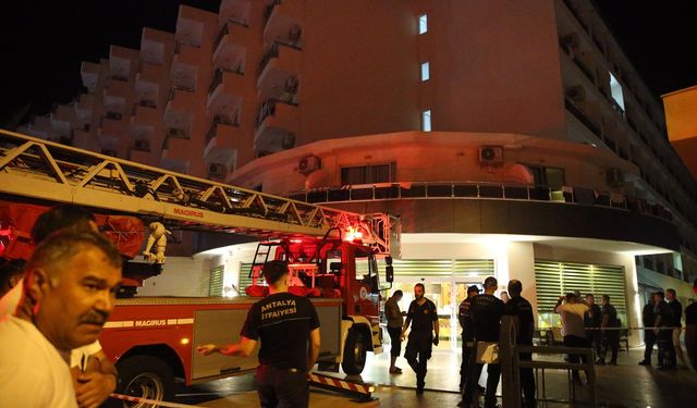 Antalya'da otelde facianın eşiğinden dönüldü