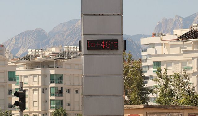 Antalya Türkiye'nin en sıcak noktası oldu