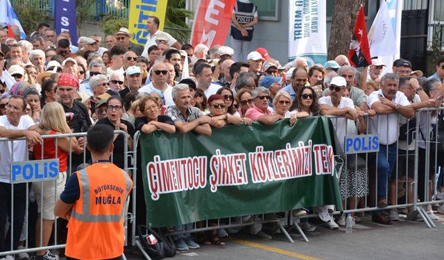 Zeytinlik talanına karşı Muğla'da büyük miting: “Toprağımızı vermiyoruz”