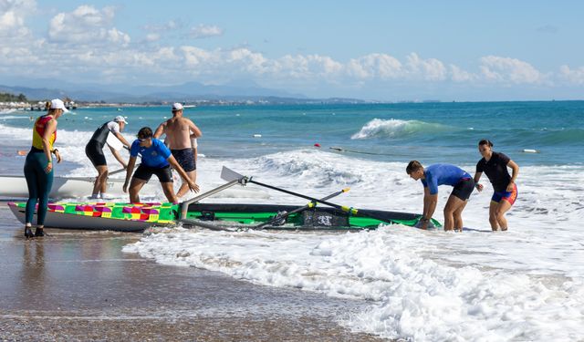 Avrupa'nın en prestijli kürekçileri Antalya'da