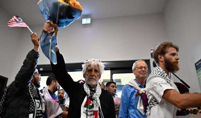 İsrail'in Sumud'da alıkoyduğu  137 aktivist İstanbul'da