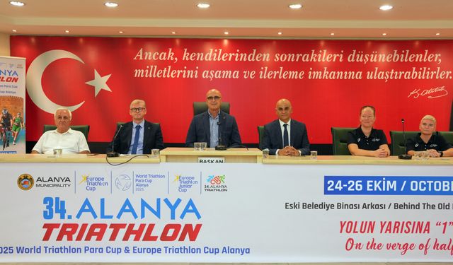Alanya’da triatlon heyecanı: “Yolun Yarısına 1 Kala”