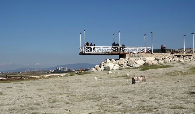 Burdur Gölü 55 yılda 21 metre çekildi