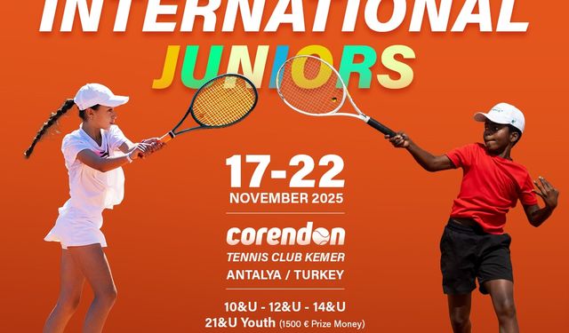 Corendon Kemer’de Kasım Ayı Tenis Maratonu