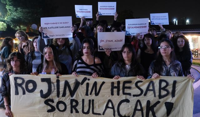 Akdeniz Üniversitesi’nde Rojin Kabaiş için yürüyemediler