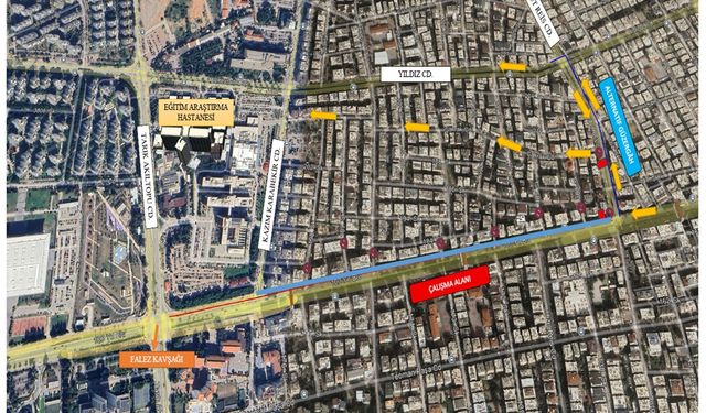 100. Yıl bulvarı çalışmalar için kapanıyor