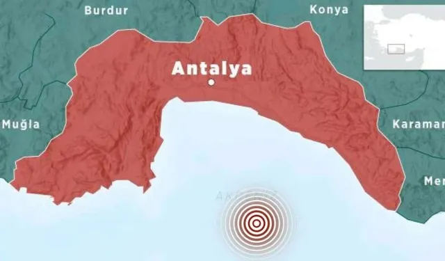 Antalya’da peş peşe depremler: Gece 4.3, öğlen 4.9 ile sarsıldı