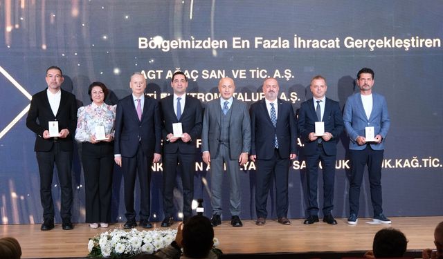 Batı Akdeniz ihracatının yıldızları ödüllendirildi