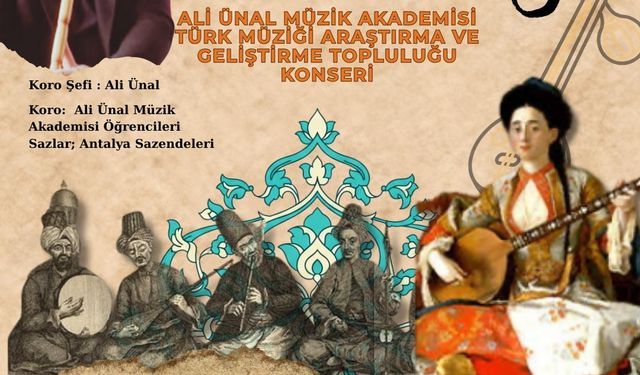 Engelleri aşan “saz ü söz” konseri Antalya’da