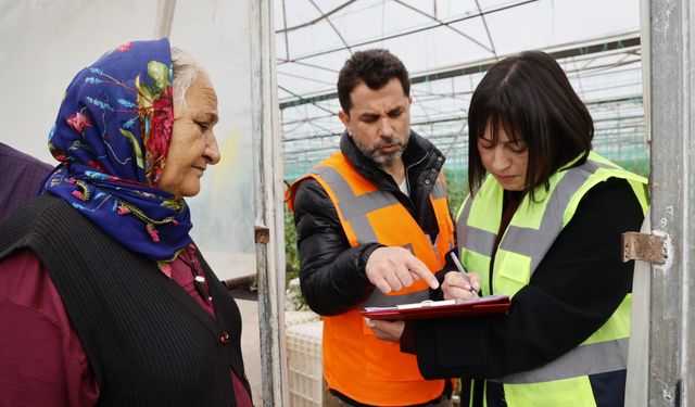 Büyükşehir su baskını zarar tespiti için sahada