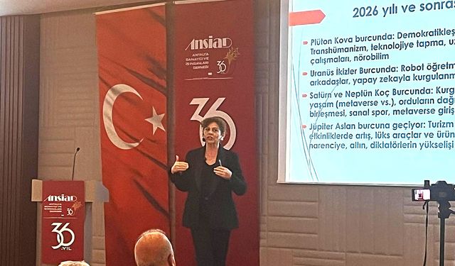 Zaimler'den Antalya iş insanlarına iş astrolojisi brifingi