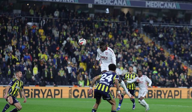 Fenerbahçe Samsunspor maçından 3 puan aldı