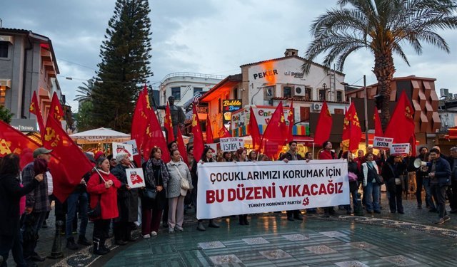 TKP Antalya’dan yürüyüş: “düzeniniz batsın, çocuklar yaşasın”