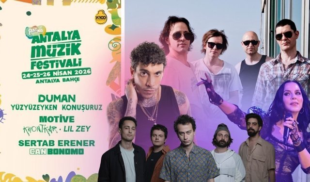 Antalya Açıkhavada'da  üç gün boyunca müzik şöleni
