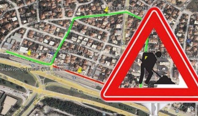 Antalya Bulvarı yan yolu kapanacak