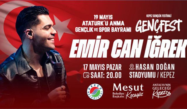 Kepez’de Emir Can İğrek konseri
