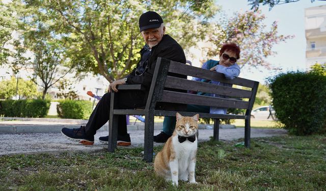 Papyonlu 'Foça', emekli çiftin hayatına renk kattı